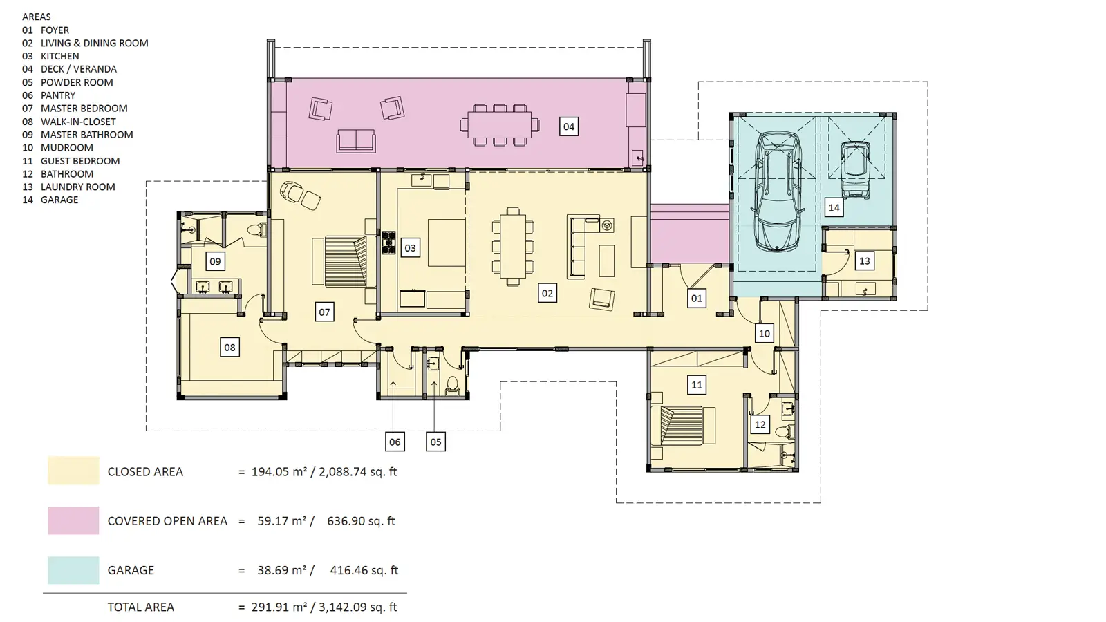 Gardenia 43 floor plan