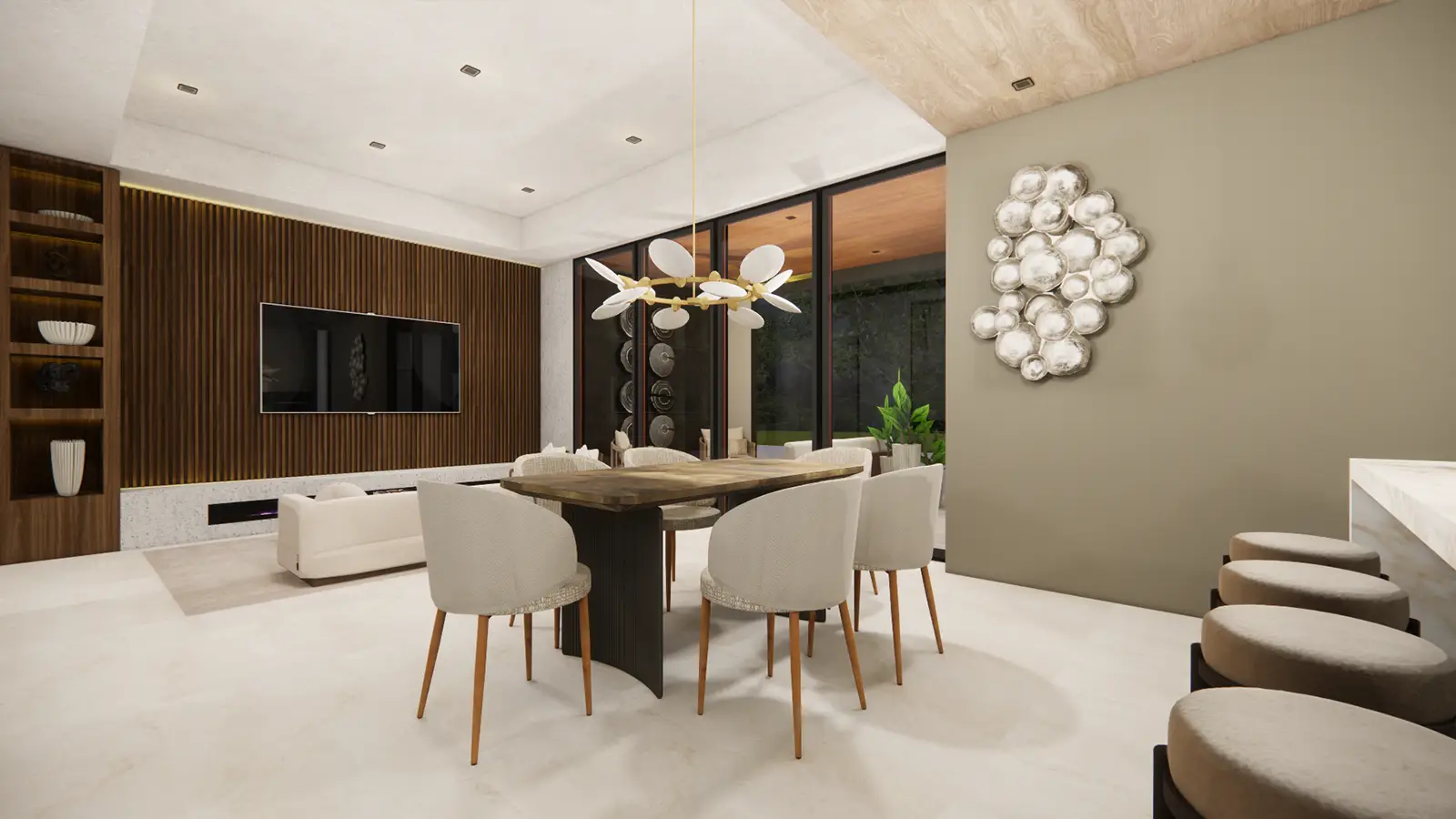 Ave del Paraíso — dining room